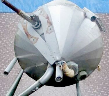 Stainless Steel Cone Bottom and Closed Top Mix Tank- 100 Gallon Genemco 