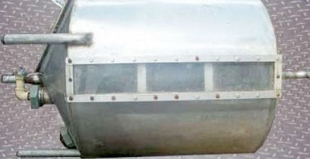 Stainless Steel Cone Bottom and Closed Top Mix Tank- 100 Gallon Genemco 