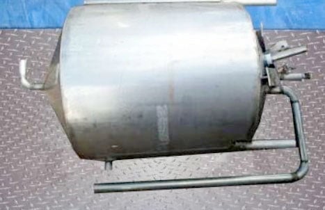 Stainless Steel Cone Bottom and Closed Top Mix Tank- 100 Gallon Genemco 