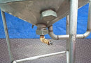 Stainless Steel Cone Bottom and Closed Top Mix Tank- 100 Gallon Not Specified 