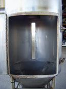 Stainless Steel Cyclone Tank with Airlock - 60 Gallons Genemco 