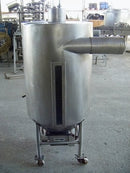 Stainless Steel Cyclone Tank with Airlock - 60 Gallons Genemco 