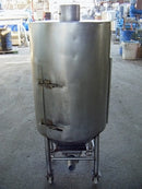 Stainless Steel Cyclone Tank with Airlock - 60 Gallons Genemco 