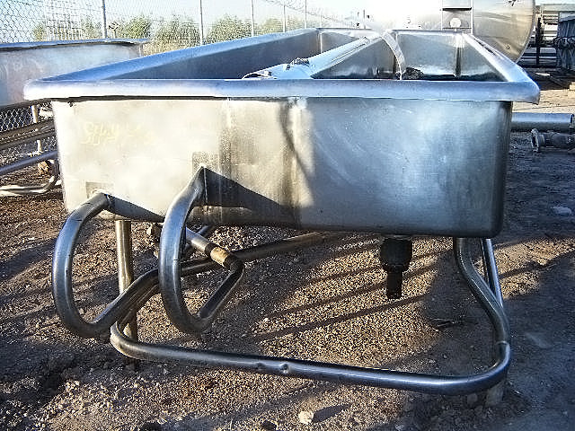 Stainless Steel Dual Compartment Cop Wash Tank Not Specified 