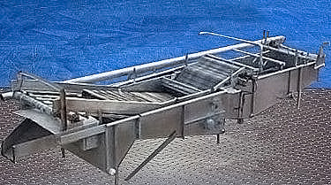 Stainless Steel Elevated Conveyor with Wash Tank- 500 Gallon Not Specified 