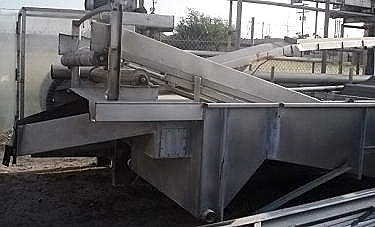 Stainless Steel Elevated Conveyor with Wash Tank- 500 Gallon Not Specified 