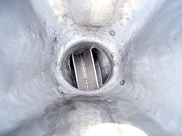 Stainless Steel Hopper with Rotary Airlock Not Specified 