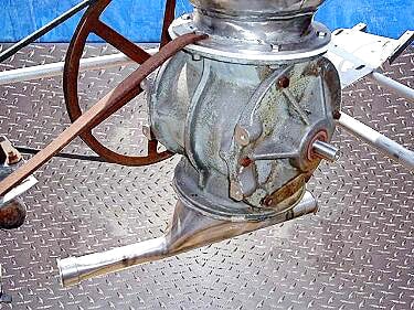 Stainless Steel Hopper with Rotary Airlock Not Specified 