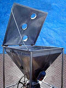 Stainless Steel Hopper with Rotary Airlock Not Specified 