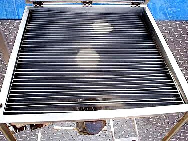 Stainless Steel Hopper with Rotary Airlock Not Specified 