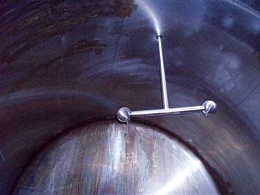 Stainless Steel Horizontal Jacketed Tank- 3,500 Gallon Not Specified 