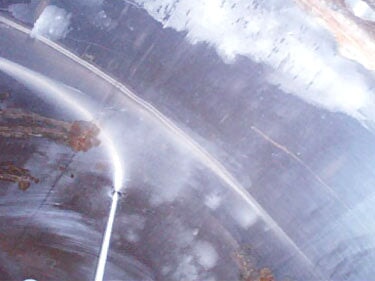 Stainless Steel Horizontal Jacketed Tank- 3,500 Gallon Not Specified 