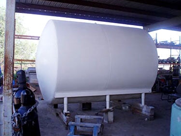 Stainless Steel Horizontal Jacketed Tank- 3,500 Gallon Not Specified 