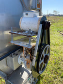 Stainless Steel Ice Storage Holding Bin & Conveyor, Screw Auger Custom 