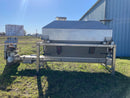 Stainless Steel Ice Storage Holding Bin & Conveyor, Screw Auger Custom 