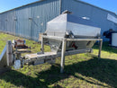 Stainless Steel Ice Storage Holding Bin & Conveyor, Screw Auger Custom 