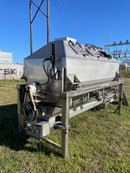 Stainless Steel Ice Storage Holding Bin & Conveyor, Screw Auger Custom 