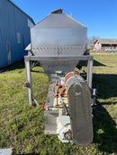 Stainless Steel Ice Storage Holding Bin & Conveyor, Screw Auger Custom 
