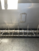 Stainless Steel Ice Storage Holding Bin & Conveyor, Screw Auger Custom 