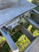 Stainless Steel Ice Storage Holding Bin & Conveyor, Screw Auger Custom 