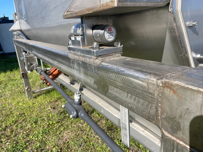 Stainless Steel Ice Storage Holding Bin & Conveyor, Screw Auger Custom 