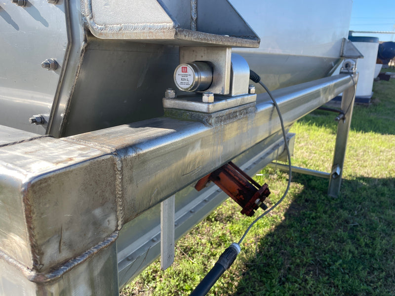 Stainless Steel Ice Storage Holding Bin & Conveyor, Screw Auger Custom 