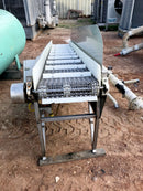 Stainless Steel Incline Conveyor - 18 in. wide Not Specified 