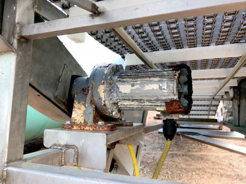 Stainless Steel Incline Conveyor - 18 in. wide Not Specified 