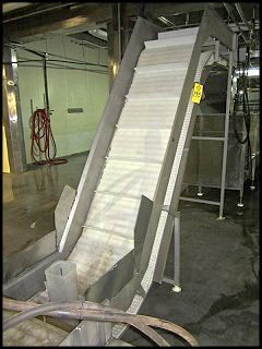 Stainless Steel Incline Z-Conveyor - 24 in. wide Not Specified 