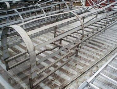 Stainless Steel Ladder with Safety Cage Not Specified 