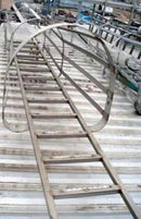 Stainless Steel Ladder with Safety Cage Not Specified 