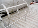 Stainless Steel Ladder with Safety Cage Not Specified 