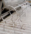 Stainless Steel Ladder with Safety Cage Not Specified 