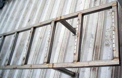 Stainless Steel Ladder with Safety Cage Not Specified 