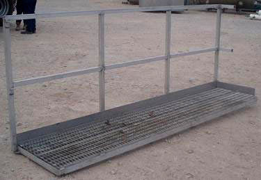 Stainless Steel Platform with Guard Rail Not Specified 