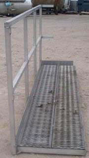 Stainless Steel Platform with Guard Rail Not Specified 