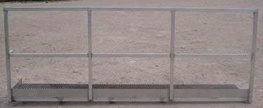 Stainless Steel Platform with Guard Rail Not Specified 