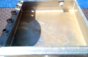 Stainless Steel Rectangular Balance Tank - 120 Gallons Genemco 
