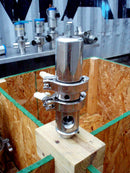 Stainless Steel Sanitary Air Actuated Valves with Control Box Not Specified 