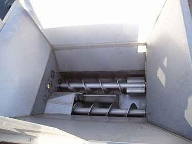 Stainless Steel Screw Auger Conveyor with Hopper- 66 Cu. Ft. Not Specified 