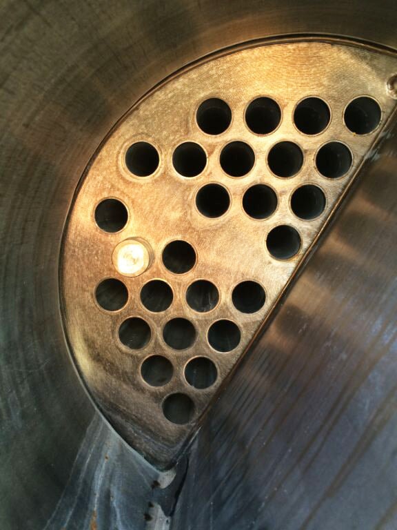 Stainless Steel Shell and Tube Heat Exchanger – 147.5 sq. ft Alaskan Copper Works 