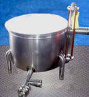 Stainless Steel Single Shell Balance/Surge Tank- 65 Gallon Genemco 
