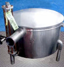 Stainless Steel Single Shell Balance/Surge Tank- 65 Gallon Genemco 