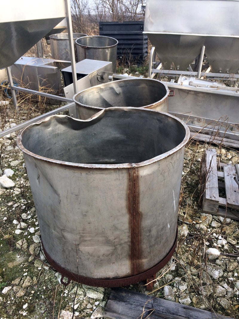 Stainless Steel Single Shell Tank - 125 Gallon Genemco 