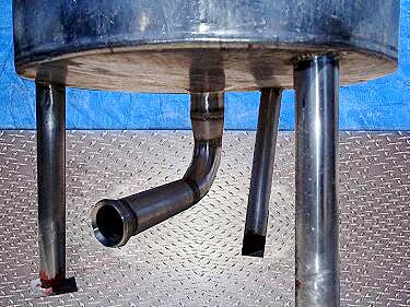 Stainless Steel Single Shell Tank- 50 Gallon Genemco 