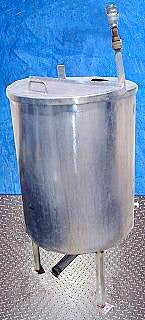 Stainless Steel Single Shell Tank- 50 Gallon Genemco 
