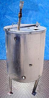 Stainless Steel Single Shell Tank- 50 Gallon Genemco 