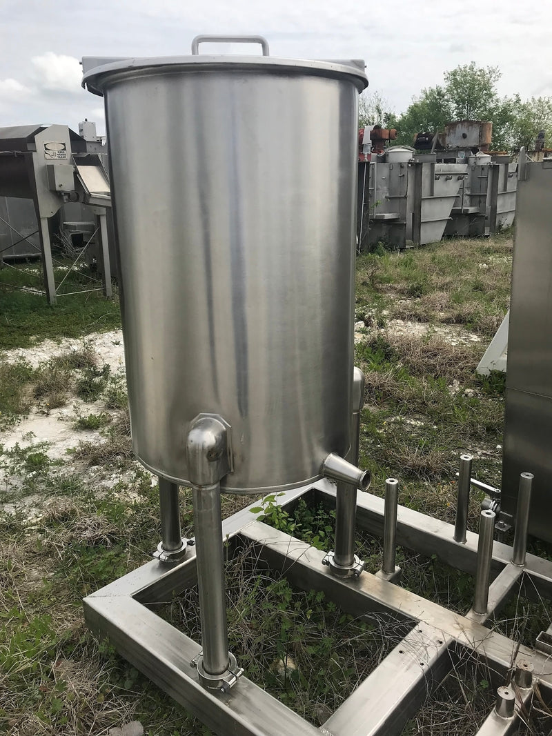 Stainless Steel Single Shell Tank - 50 gallons Genemco 
