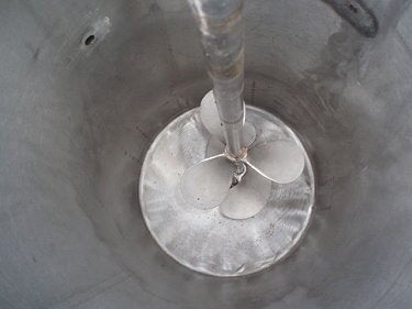 Stainless Steel Single Shell Vertical Mix Tank- 75 Gallon Not Specified 