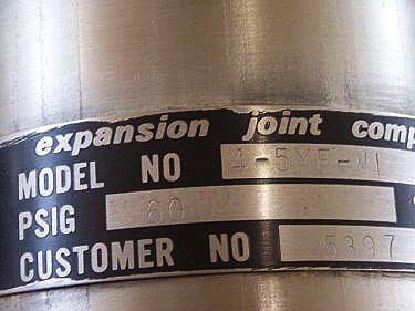 Stainless Tube in Tube Heat Exchanger with Badger Expansion Joint Badger Expansion Joint Company 